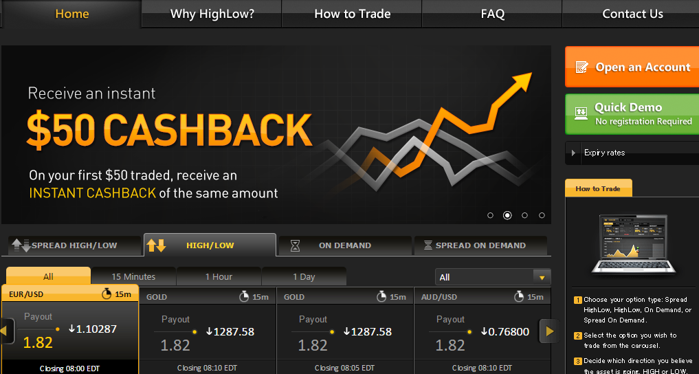 Trading binary options for income